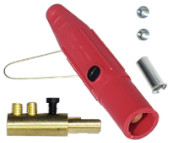 Red Male Mini CamLok