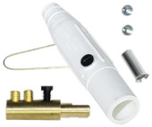 White Male Mini CamLok