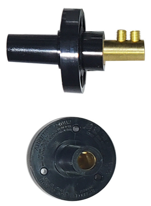 Double Set Screw Style Black Female Mimi Cam Lok Panel