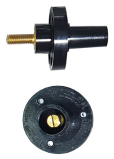 Black Male Mini Cam Lok Panel