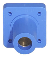 Cam-Lok Panel Receptacle DSS Female Blue