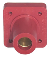 Cam-Lok Panel Receptacle DSS Female Red